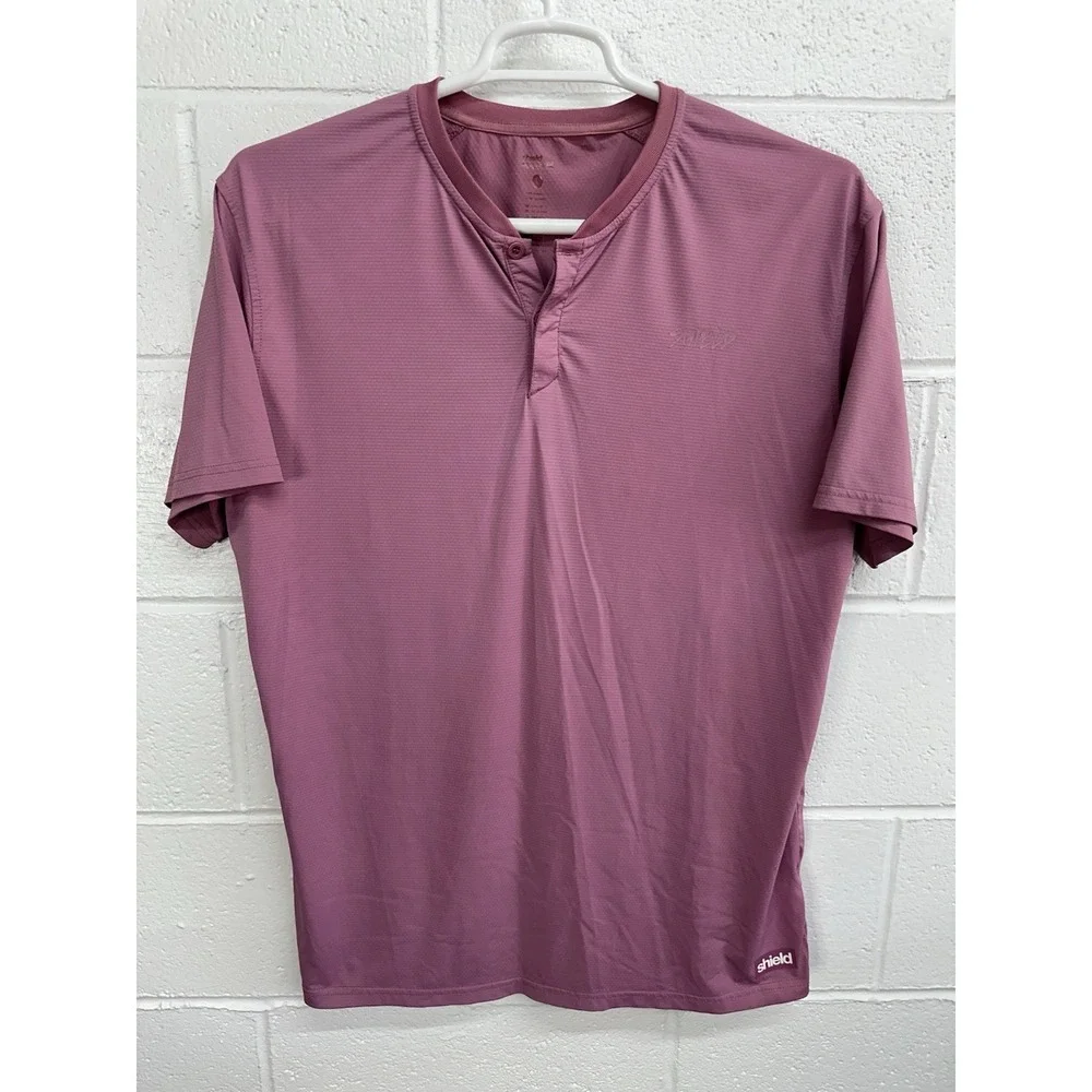 Shield Apparel SignalProof EMF Protective Button Neck Polo T-shirt / Men's Large